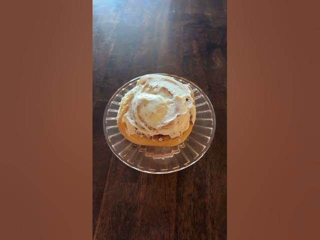 Video thumbnail for #delicious cinnamon roll