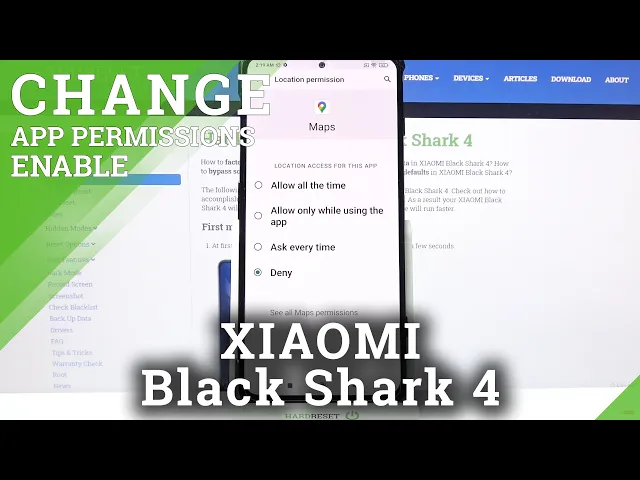 Video thumbnail for How to Change Apps Permissions in XIAOMI Black Shark 4 – Set Up Apps Permissions