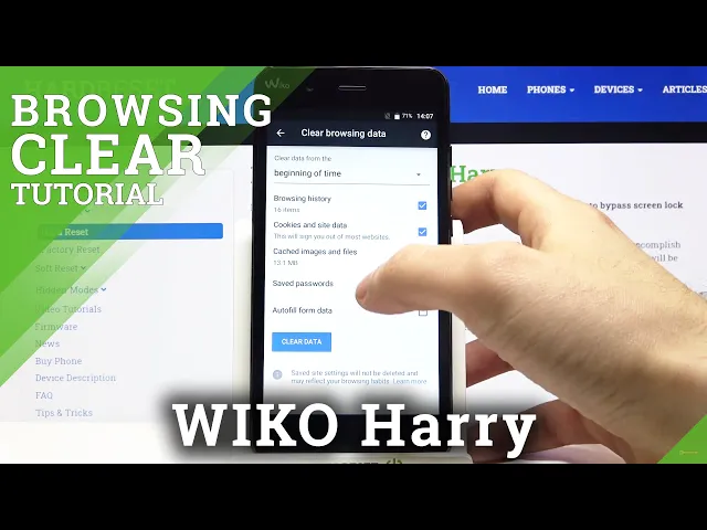 Video thumbnail for WIKO Harry – Clear & Delete Browser Data