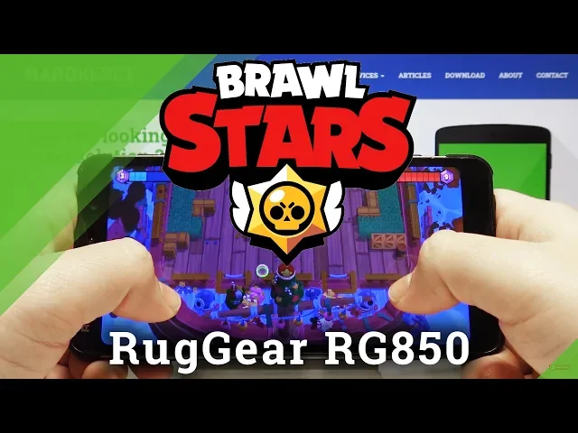 Video thumbnail for How Works Brawl Stars on RugGear RG850 – Game Test Checkup