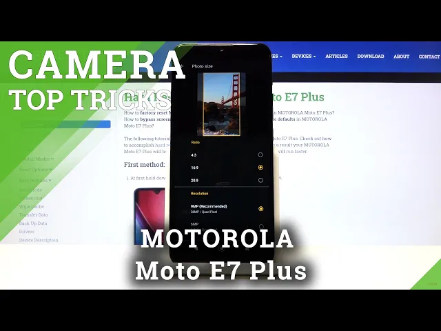 Video thumbnail for Top Tricks for MOTOROLA Moto E7 Plus Camera – Best Camera Features