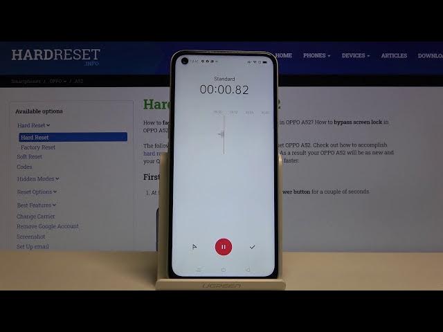 Video thumbnail for How to Operate Sound Recorder in Oppo A52 – Use Voice Recorder