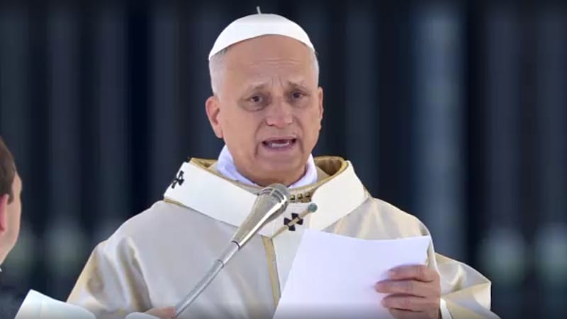 Video thumbnail for Pope Leo XIV calls for release of kidnapped students and priests