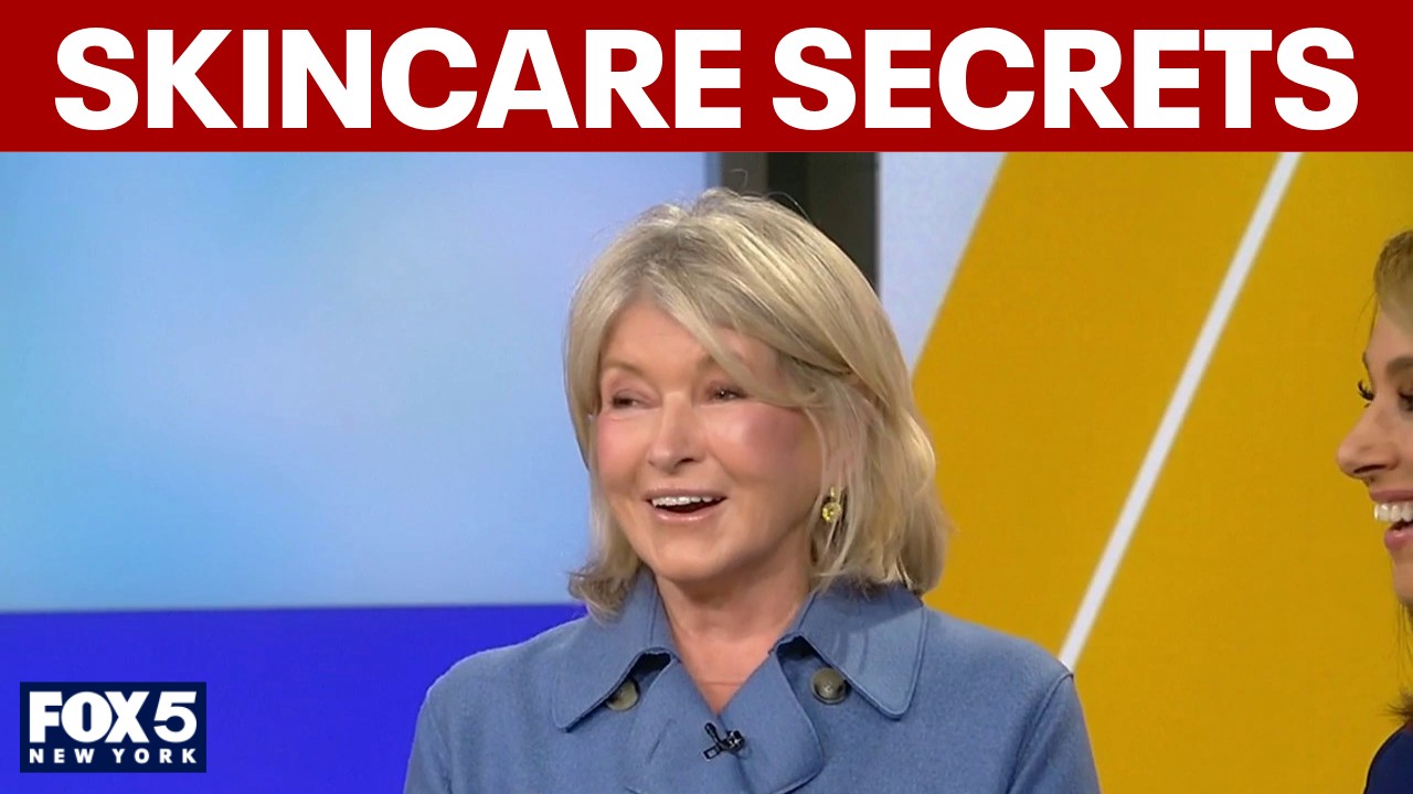 Video thumbnail for Martha Stewart’s keys to glowing skin & her brand-new home app