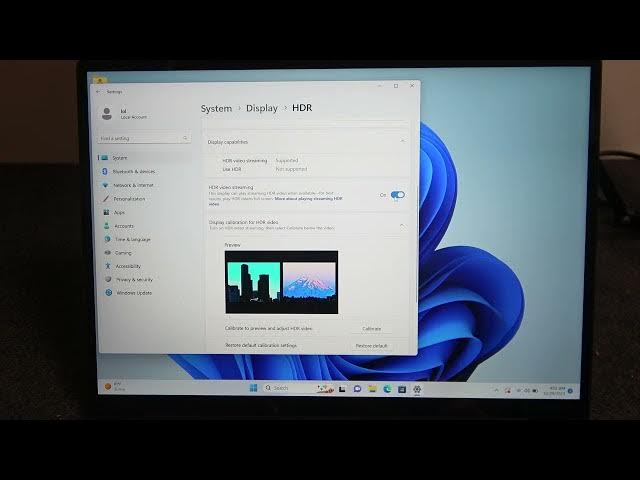 Video thumbnail for How To Enable & Disable Display HDR In Chuwi GemiBook