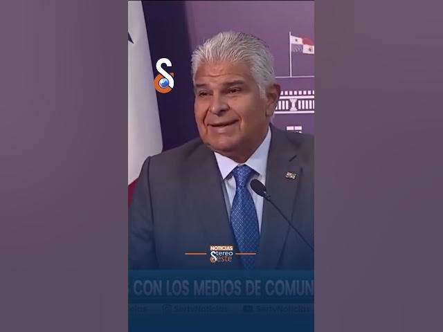 Video thumbnail for Presidente José Raúl Mulino doma periodista