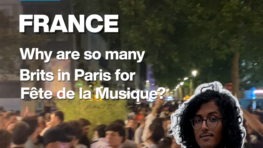 Video thumbnail for Why are so many Brits in Paris for Fête de la Musique?