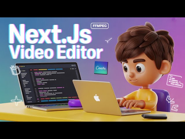 Video thumbnail for Build a Next.js FFMPEG Canva Clone Video Timeline Editor & Recorder in Browser Using TypeScript