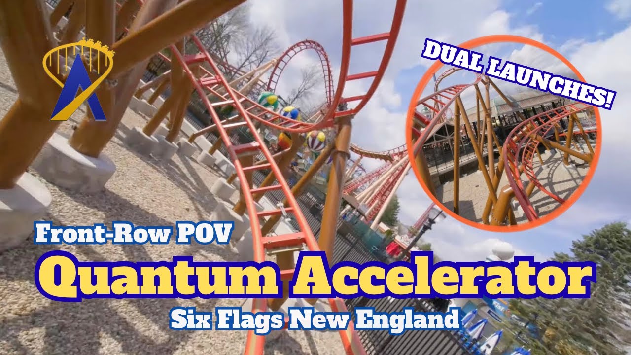 Video thumbnail for Quantum Accelerator Front-Row POV, Six Flags New England