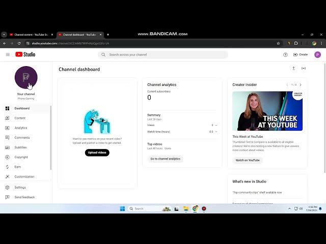 Video thumbnail for how to change youtube profile picture on computer