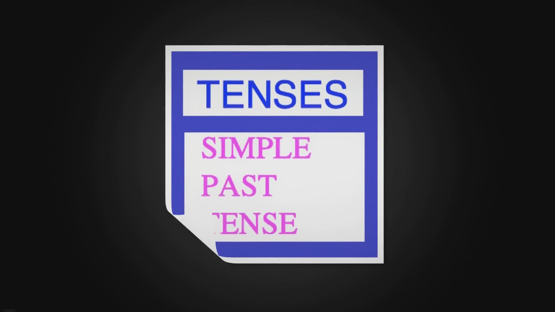 'Video thumbnail for Simple Past Tense'