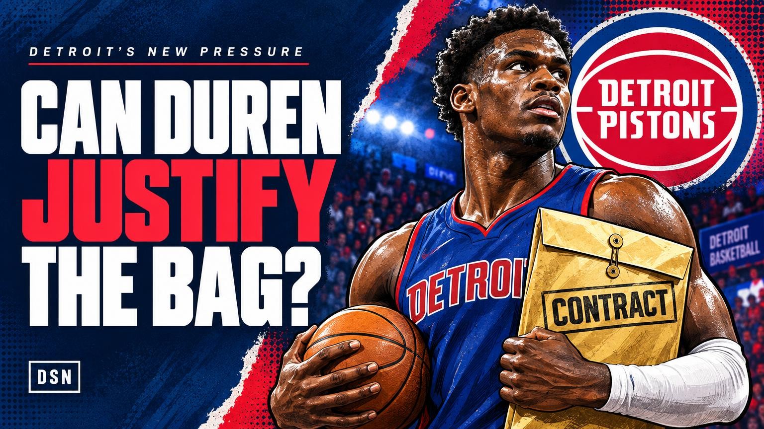 Video thumbnail for Jalen Duren's payday comes with a simple demand: prove he is worth it