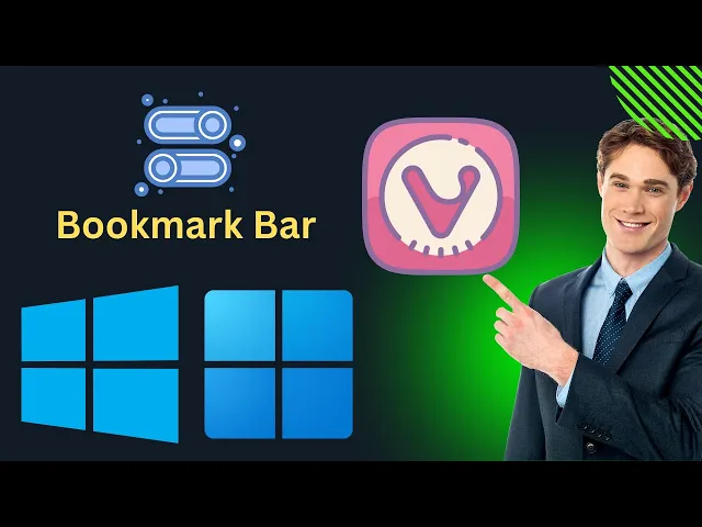 'Video thumbnail for How to Show or Hide Bookmark Bar in Vivaldi on Windows 11 or 10 | GearUpWindows Tutorial'