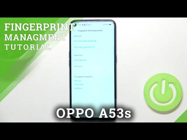 Video thumbnail for How to Set Up Fingerprint in OPPO A53s – Add Fingerprint