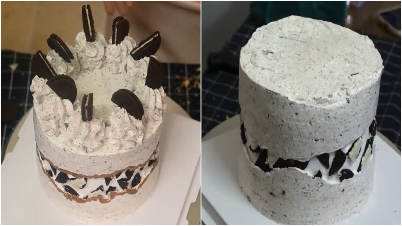 Video thumbnail for Chocolate oreo ice cream birthday cake decorating for kids | Délicieux Pie