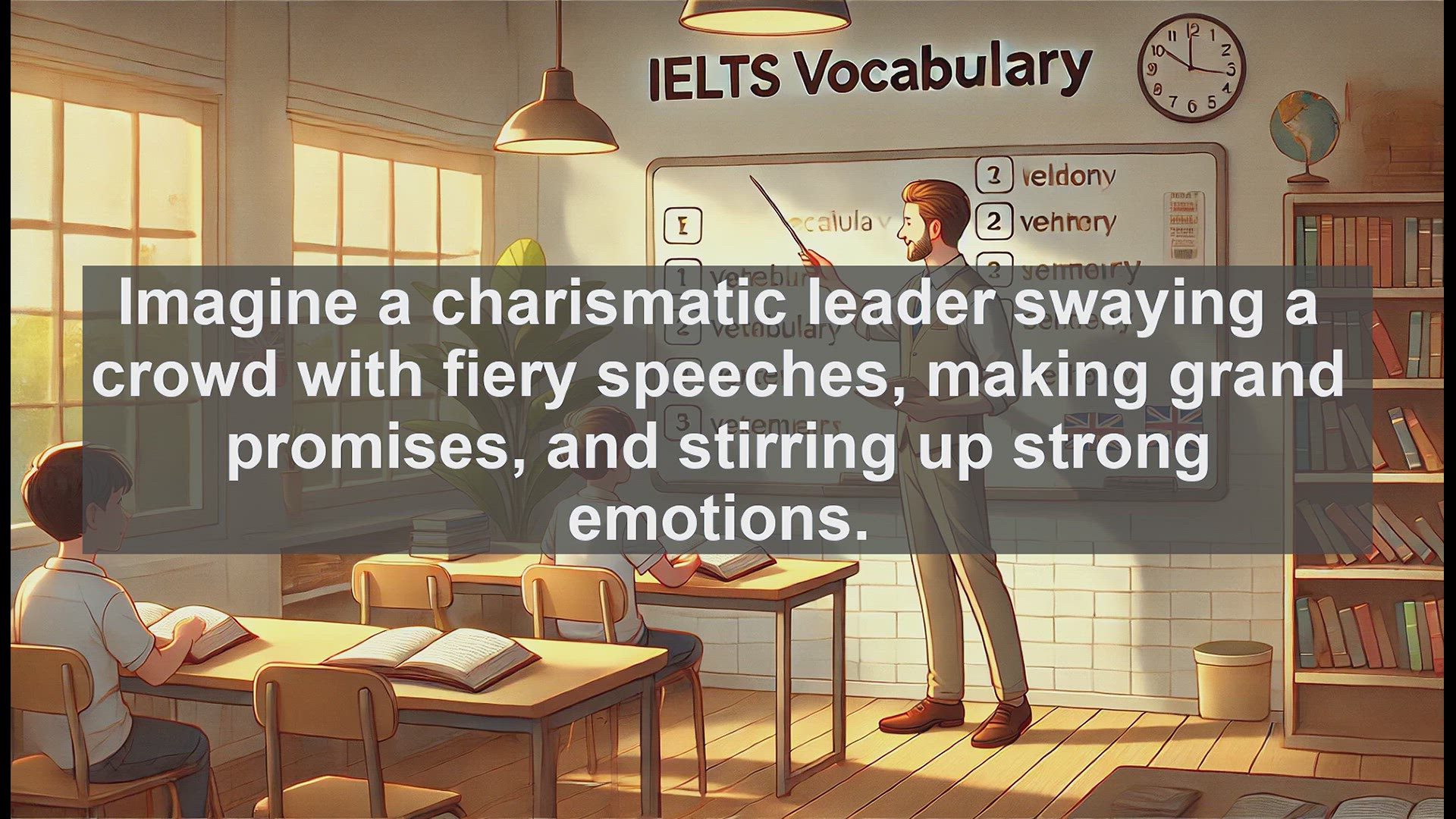 'Video thumbnail for 5000 Must Know IELTS 8.0 Vocabulary - Demagogue: Key Political Term for IELTS Success'