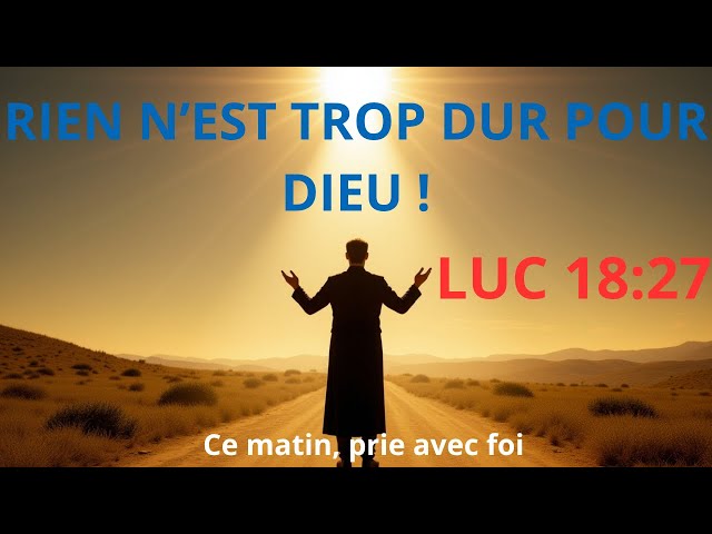 Video thumbnail for Quand les hommes disent NON, Dieu déclare OUI. Prépare-toi à voir l’impossible devenir réel.