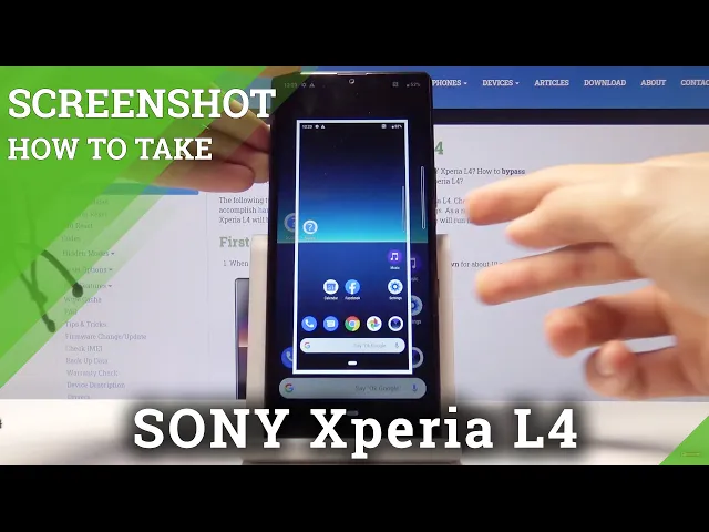 Video thumbnail for How to Take Screenshot in SONY Xperia L4 – Capture Screen