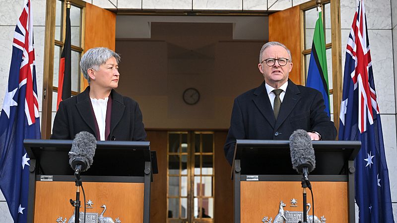 'Video thumbnail for Australia PM says country will recognise Palestinian state'