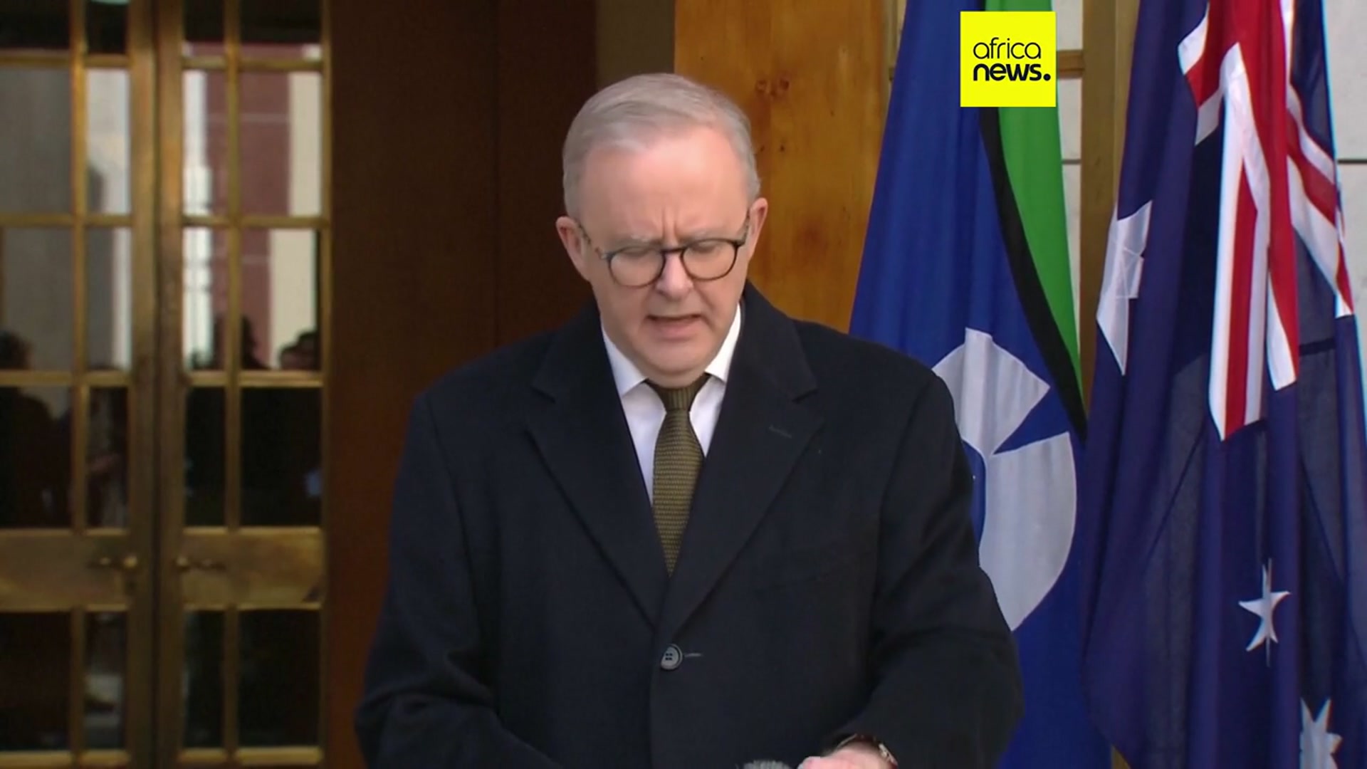 'Video thumbnail for Australia PM says country will recognise Palestinian state'
