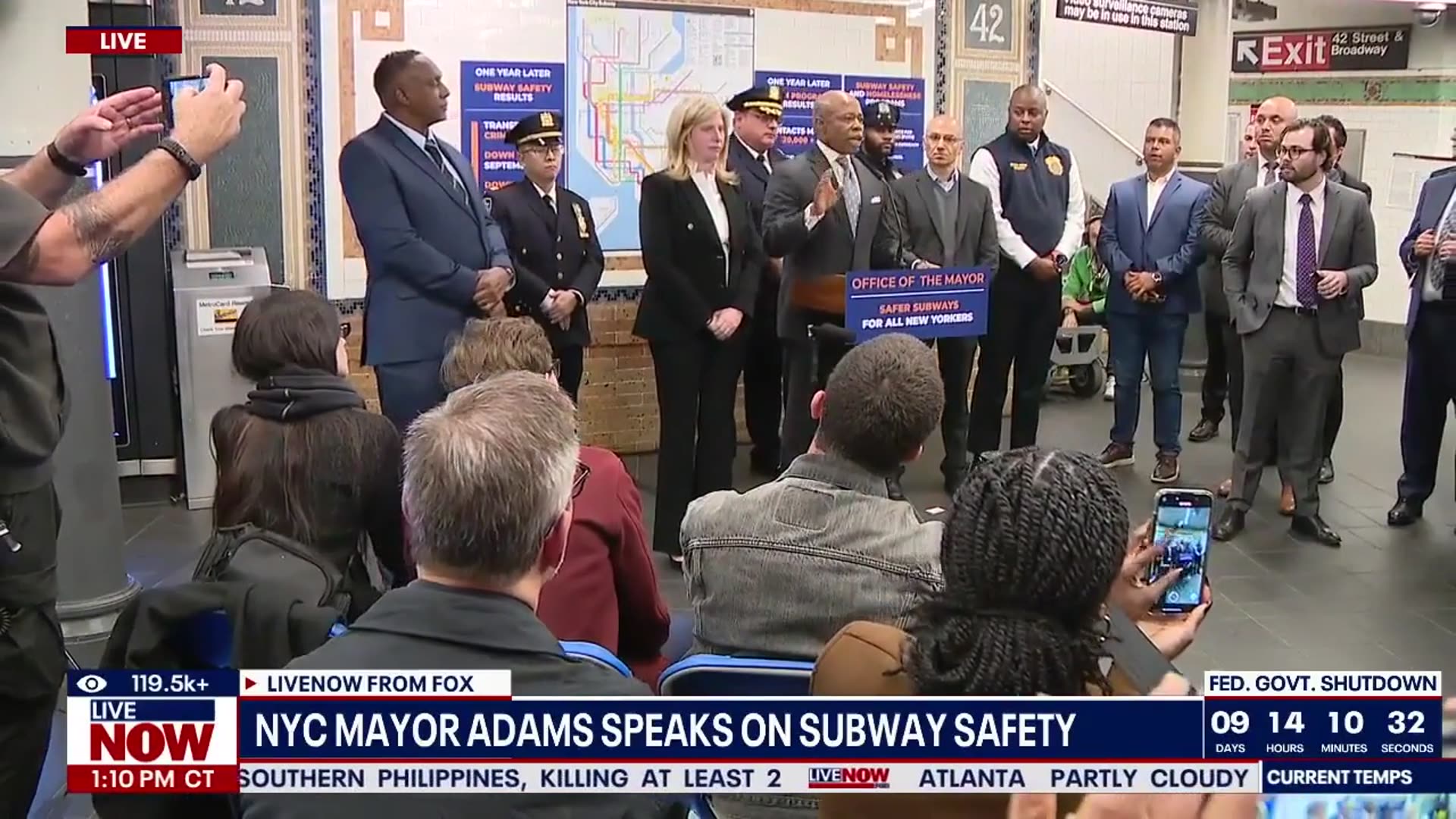 'Video thumbnail for 'You're a dark sick person': Adams' emotional attack on reporter during safety announcement'