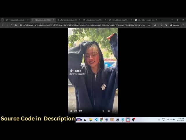 Video thumbnail for PHP Script to Build TikTok Video Downloader Web App in Browser Using HTML & Javascript