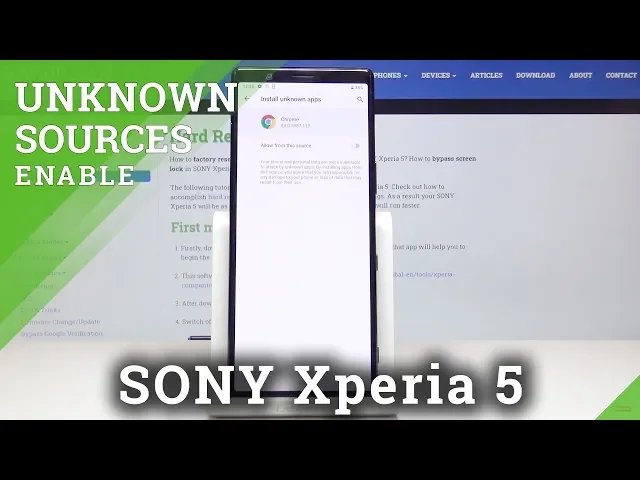 Video thumbnail for How to Allow App Installation in SONY Xperia 5 – Activate Unknown Sources