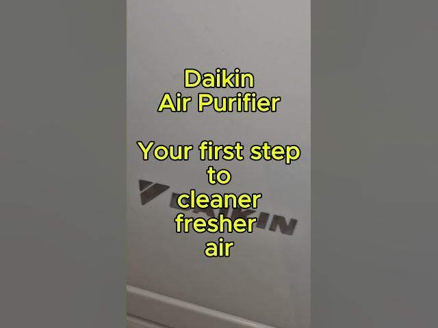 Video thumbnail for Daikin Air Purifier2