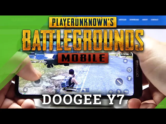 Video thumbnail for PUBG on DOOGEE Y7 – Quality Checkup