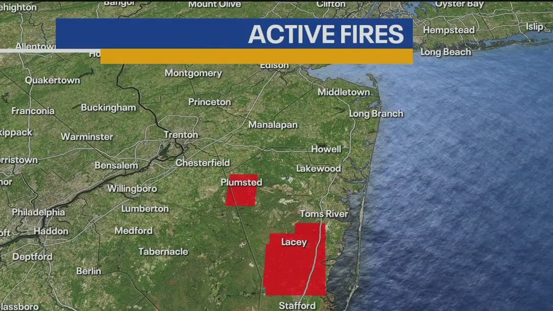Video thumbnail for NJ wildfire update: Smoke forecast for NYC area