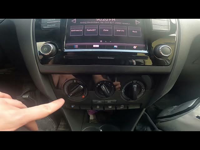 Video thumbnail for How to Change Airflow Temperature in Skoda Rapid II ( 2012 – 2019 ) - Adjust Blowing Temperature