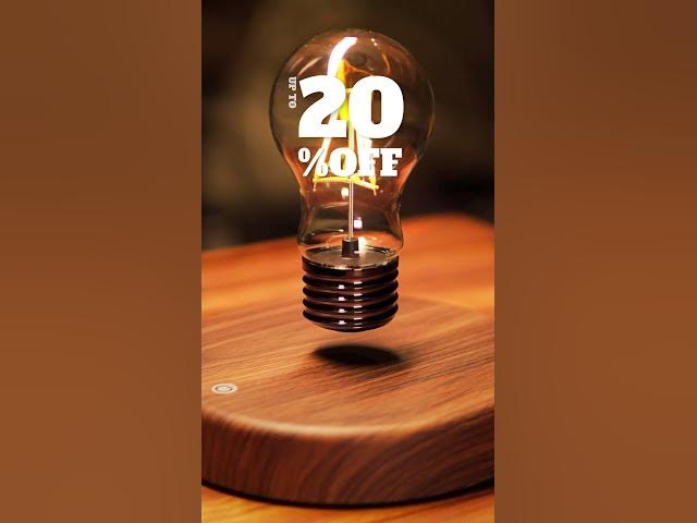 Video thumbnail for Levitating Bulb Lamp: The Most Unique Gift of the Year!
