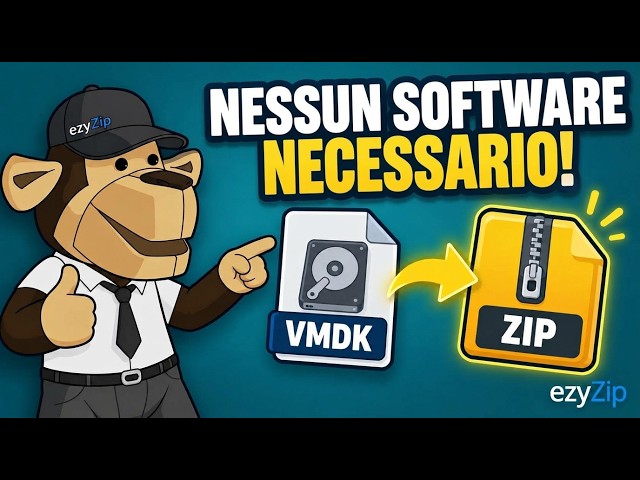 Video thumbnail for 📀 Come convertire VMDK in ZIP online gratis | Nessuna installazione di programmi richiesta