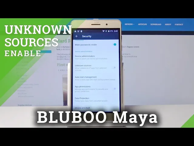 Video thumbnail for How to Enable Unknown Sources in BLUBOO Maya – Download App from Unknown Source