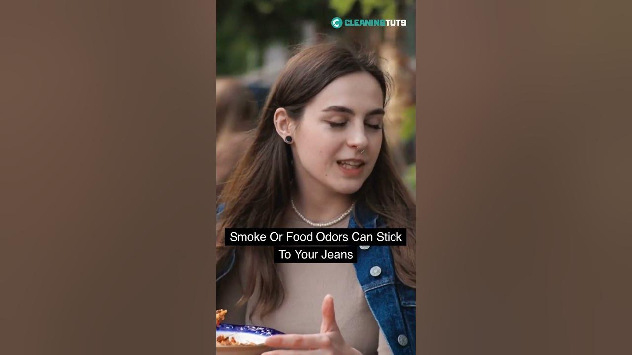 Video thumbnail for why do jeans smell? | #shorts