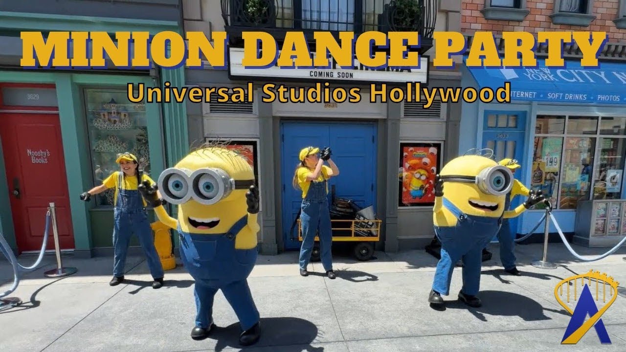 Video thumbnail for Minion Dance Party at Universal Studios Hollywood Mega Movie Summer 2026