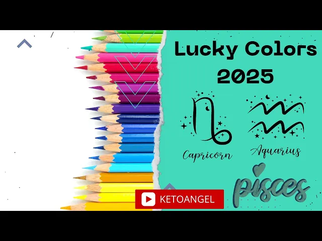 'Video thumbnail for Lucky Colors for Capricorn, Aquarius, Pisces in 2025-video'