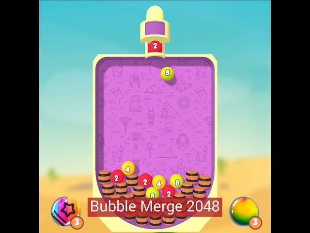 Video thumbnail for Bubble Merge 2048 #browsergame #mobilegames #bubbleshootergames #mergegames #puzzlegames