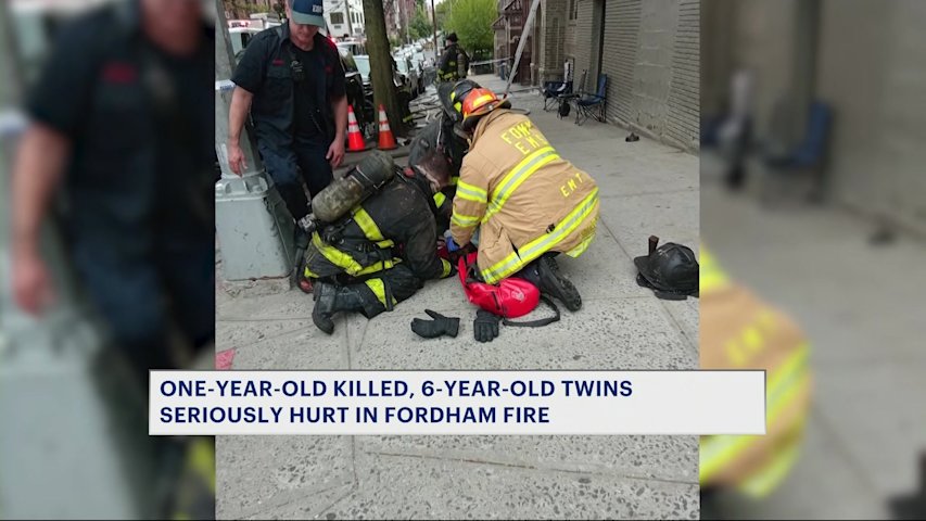 Video thumbnail for Mother who stepped outside to pick up child from school bus returns to find fire trapping her other children