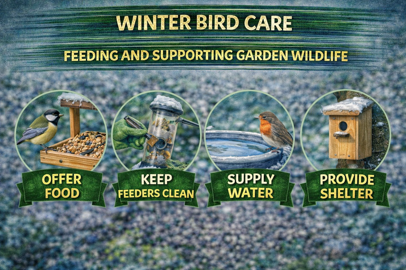 Video thumbnail for Winter Bird Care | Feeding and Supporting Garden Wildlife