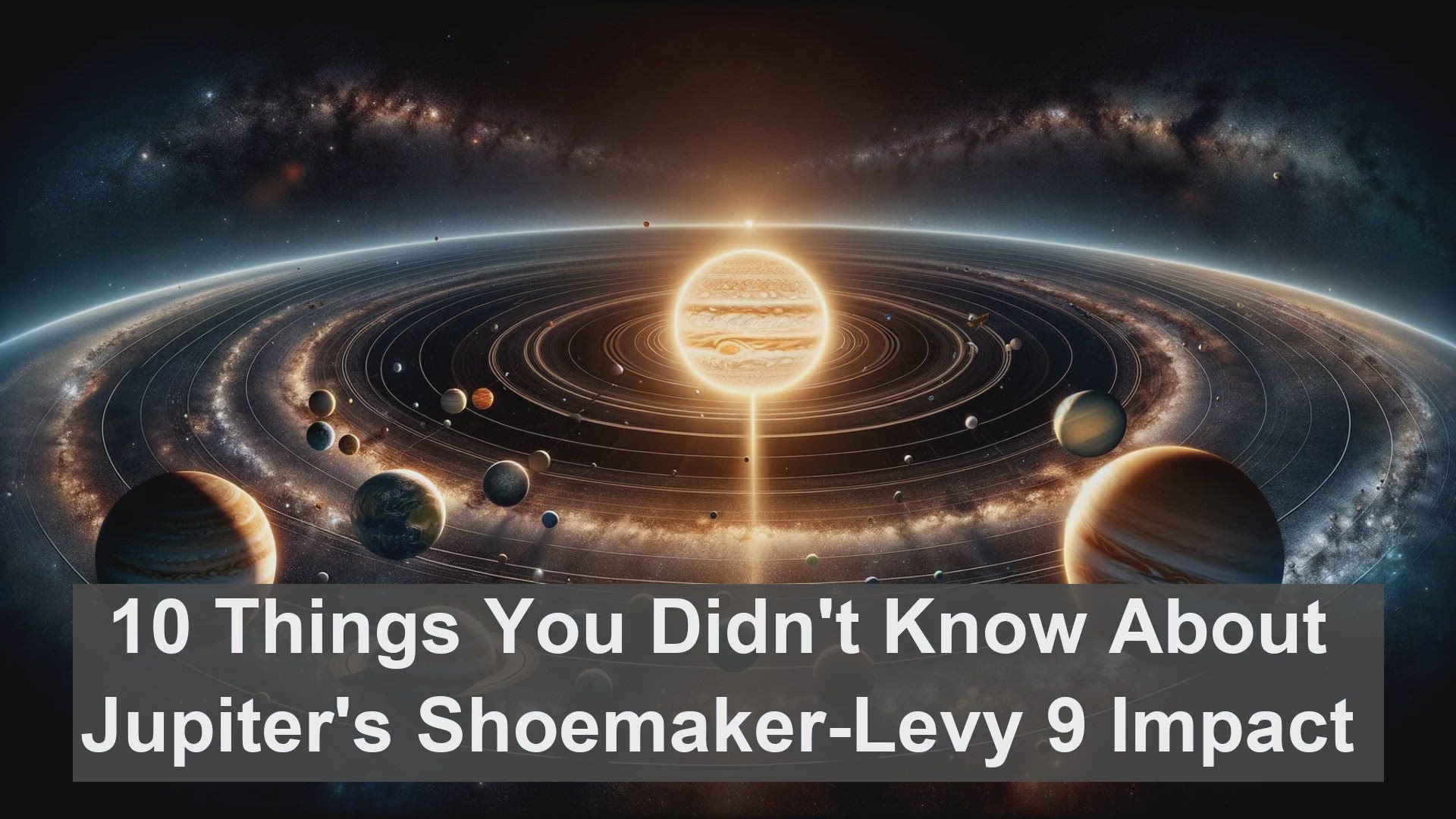 'Video thumbnail for 10 Things You Didn't Know About Jupiter's Shoemaker-Levy 9 Impact'