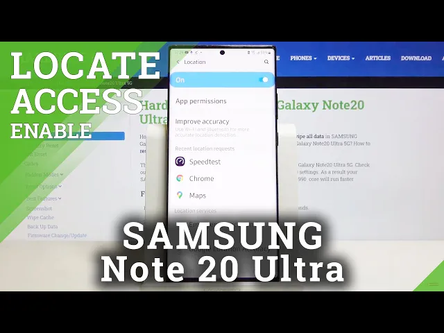 Video thumbnail for How to Deactivate Location Tracking on SAMSUNG Galaxy Note 20 Ultra – Personalize Location Settings