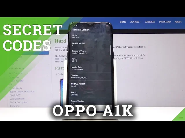 Video thumbnail for Secret Codes OPPO A1K - How to Enter OPPO Hidden Modes
