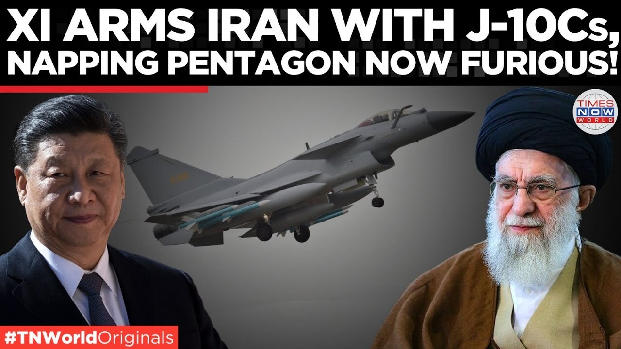 Video thumbnail for Pentagon in Panic as Iran Buys Chinese Jets, Dumps Su-35 & Embraces China's J10s | Times Now World