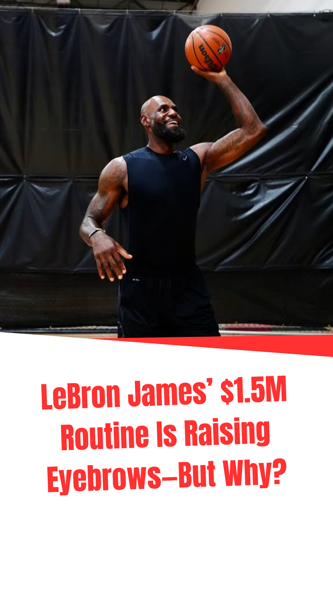 Video thumbnail for LeBron James’ $1.5M Routine Is Raising Eyebrows—But Why?