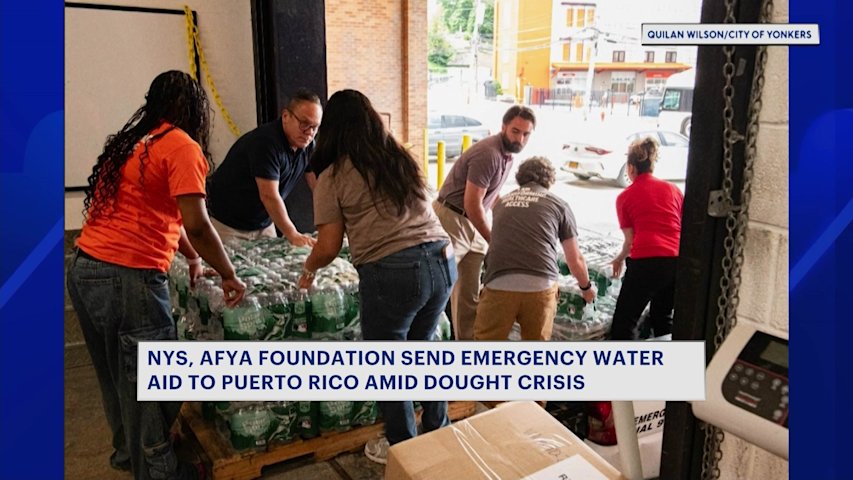 Video thumbnail for New York, Afya foundation send emergency water aid to Puerto Rico amid drought crisis