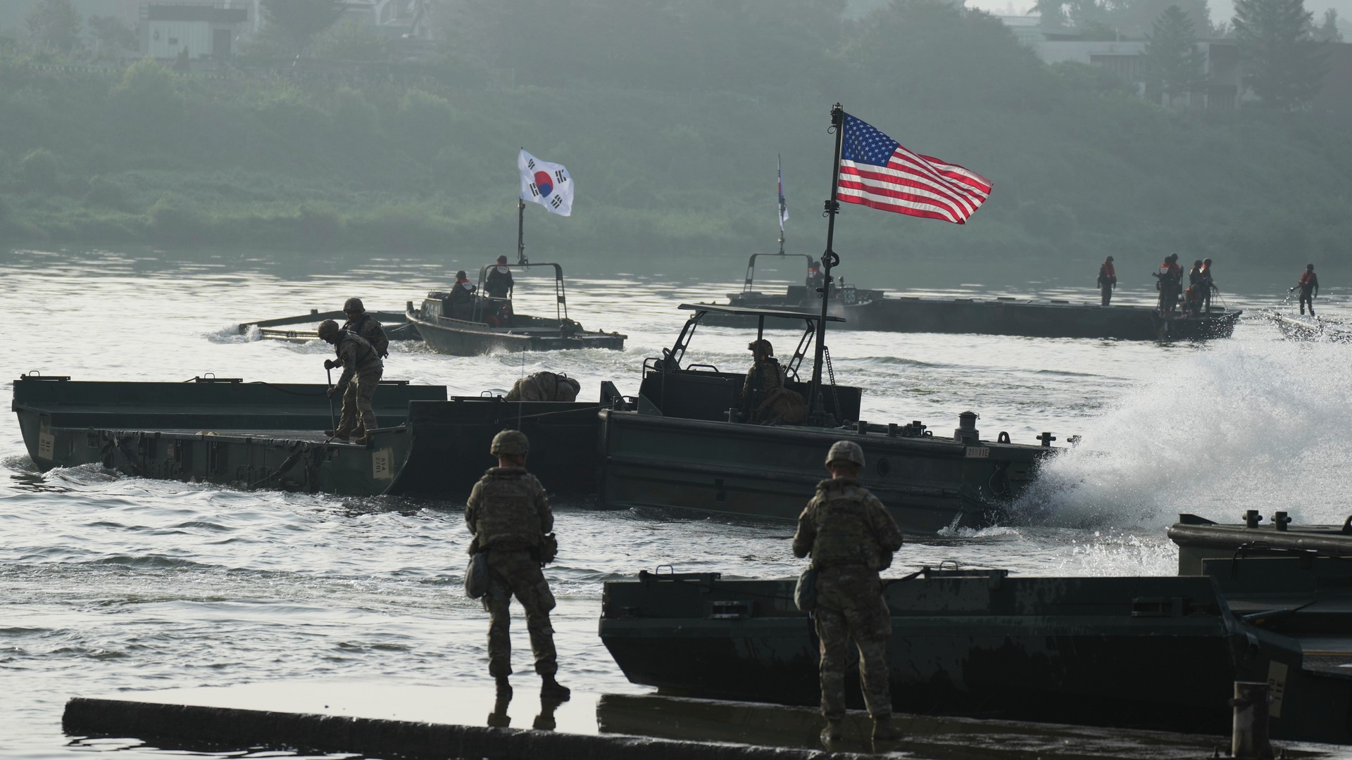 Video thumbnail for Trump cuts South Korea drills short, catching Seoul officials off guard