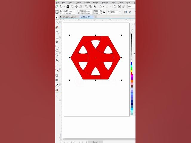 Video thumbnail for 🖌️Corel draw designs tutorials #coreldrawtutorial #coreldraw2024 #graphicdesignshorts