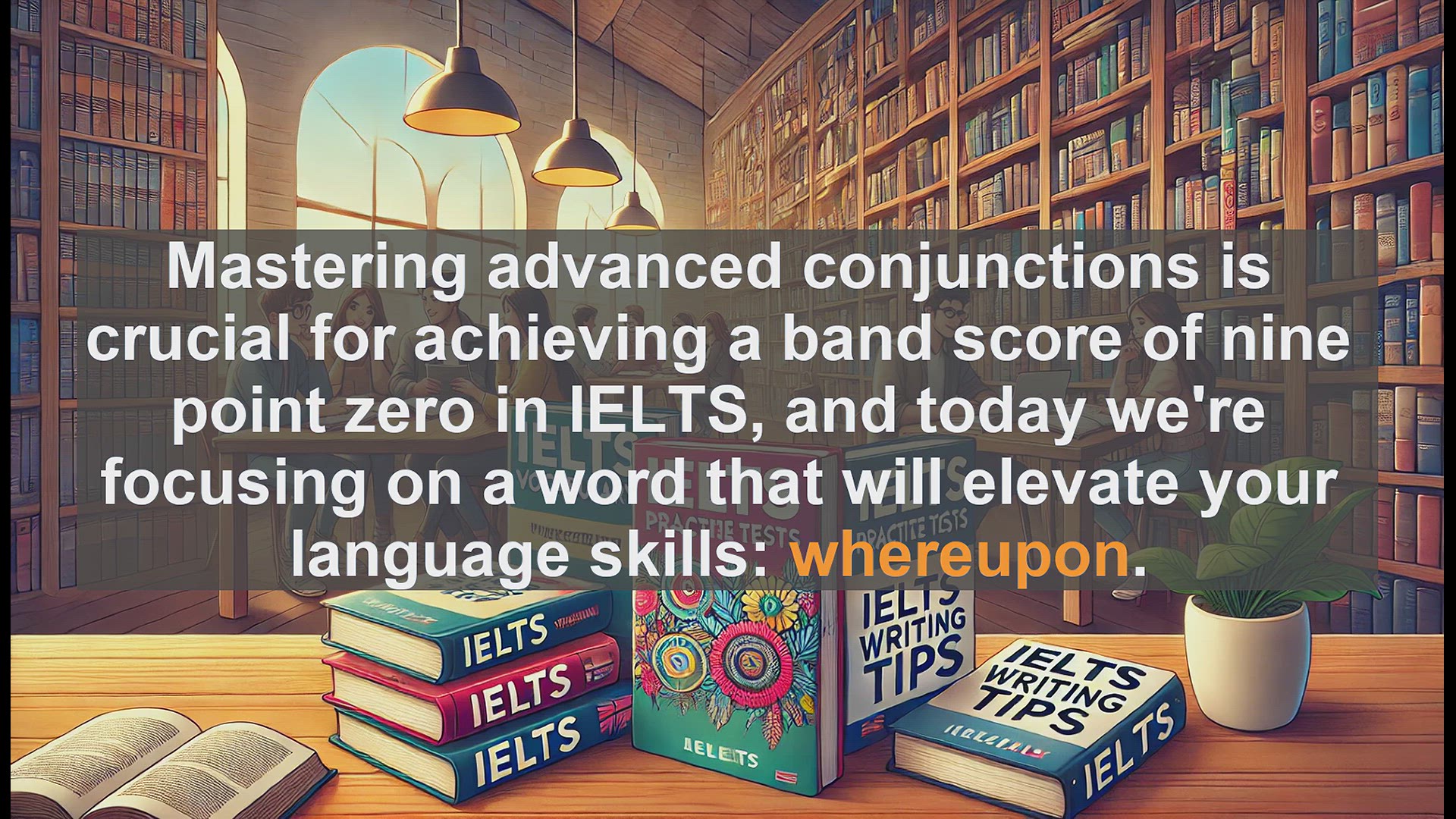 'Video thumbnail for 2000 Must Know IELTS 9.0 Vocabulary - IELTS 9.0: Mastering 'Whereupon' for Advanced English'