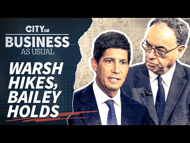 Video thumbnail for Why the Bank of England held interest rates - but the Fed didn't